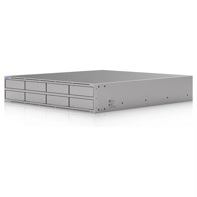 Ubiquiti UniFi UNAS Pro 8 Netzwerkspeicher, 2HE, Rackmount, 10 Gbit/s, 8x HDD / 2x M.2-Steckplätze UniFi-Integrationen (UNAS-PRO-8)