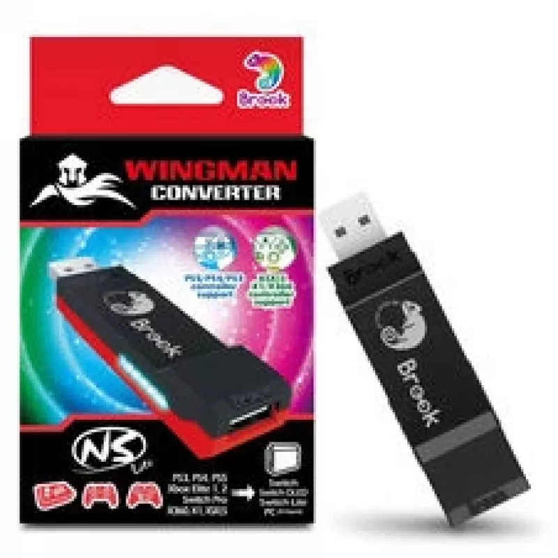 Brook Gaming Wingman USB-Controller-Adapter für Nintendo Switch 1 & 2, FM00011766