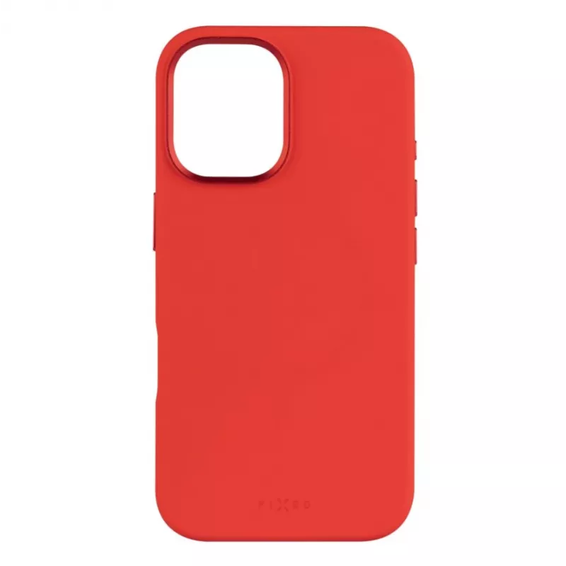 Fixed MagFlow | Rückseitenabdeckung | Apple | iPhone 16 | Flüssigsilikon | Rot