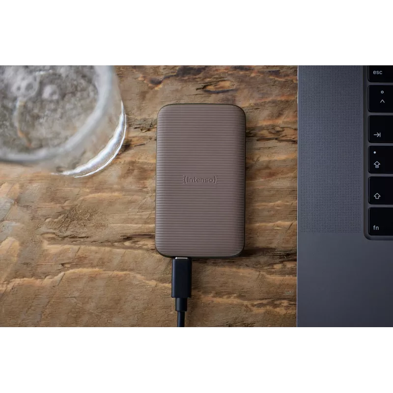 SSD-Festplatte Intenso 1 TB Extern USB Type-C 3.2 Gen 2 Braun