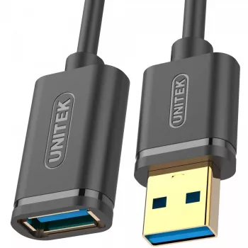 UNITEK Y-C457GBK USB-Kabel USB 3.2 Gen 1 (3.1 Gen 1) 1 m USB A Schwarz
