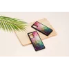 Schutzhülle iKins für Samsung Galaxy Note 20 Ultra – Water Flower Design, Schwarz