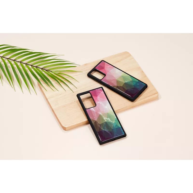 Schutzhülle iKins für Samsung Galaxy Note 20 Ultra – Water Flower Design, Schwarz