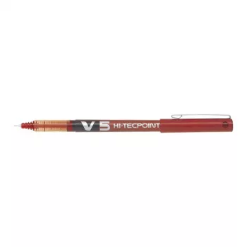 Pilot V5 Hi-Tecpoint BX-V5-R Tintenroller, 0,5 mm, Rot