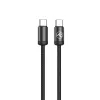 USB-C Kabel Tellur TLL155801 240W 2m schwarz – USB-C zu USB-C Lade- und Datenkabel