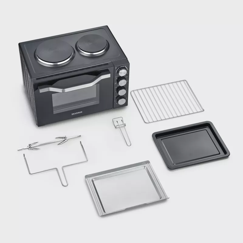 Toaster-Ofen Severin TO 2074 30L 2500W Schwarz Grill
