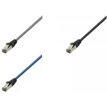 LogiLink CQ8043S RJ45 Netzwerkkabel, Patchkabel CAT 8.1 S/FTP 1,50 m schwarz halogenfrei 1 St.