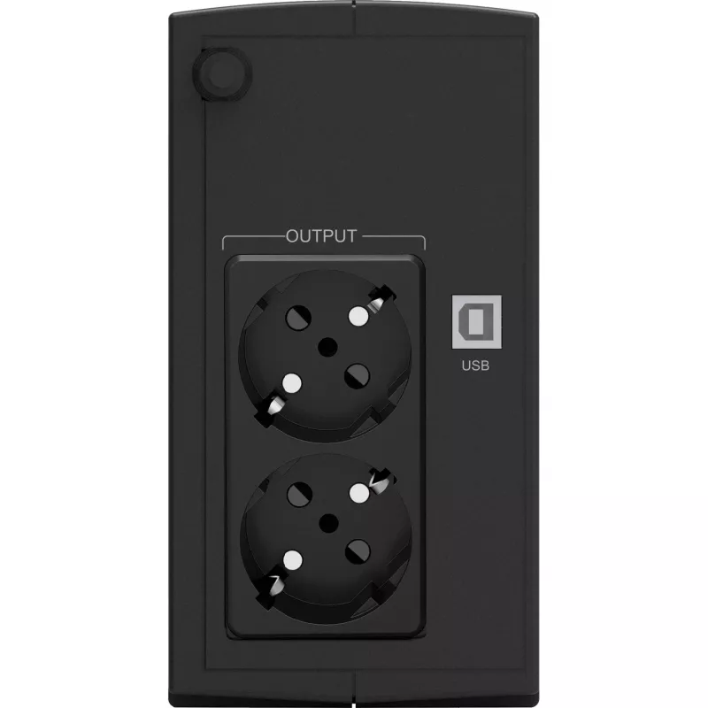 PowerWalker Basic VI 850 SB Line-Interactive 850VA 2AC-Outputs Tower Schwarz USV (Unterbrechungsfreie Stromversorgung) (10121067)