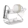 Geschirrabtropfgestell Maestro MR-1025-38, lackierter Stahl, doppelte Konstruktion, 38 cm, Chromoberfläche