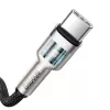 USB‑C auf USB‑C Kabel Baseus Cafule Metal – 2 m, 100W Ladeleistung, USB 2.0 (480 Mbit/s), verzinkte Kontakte, schwarz