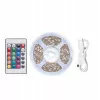 LED-Streifen Vention PAAWH 2 m USB 5V RGB mit IR-Fernbedienung, 30 LEDs, doppelseitiges Klebeband