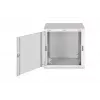 Wandmontagerack DIGITUS Dynamic-N 12U 600x600 mm IP20, Schlüsselschloss, Kabelmanagement, unmontiert