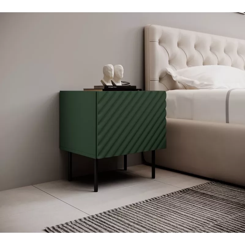 Cama Meble ONDA 301462 Nachttisch, 2er-Set, 50×40×54 cm, grün