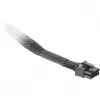 Thermaltake AC-063-CN1NAN-A1 Kabelsplitter, schwarz, Stecker/Stecker, 600 mm