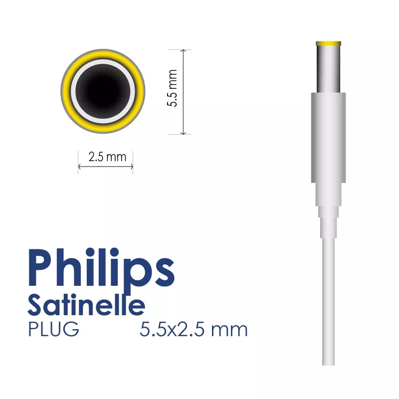 Akyga AK-PD-04 Netzteil für Philips Satinelle Epilierer, 4,7 V, 300 mA, 1,41 W, 1,8 m, weiß
