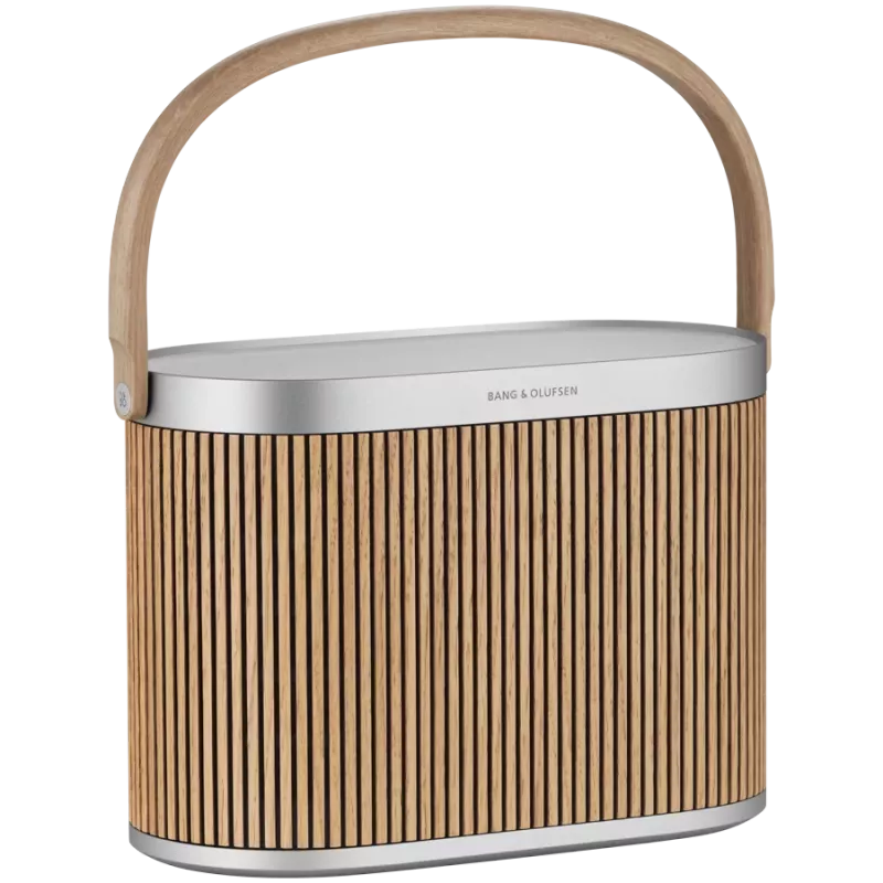 Beosound A5 Lautsprecher Eiche (Abdeckung Eiche Griff Eiche)