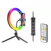 Ring-Lampe RGB 26 cm mit Stativ