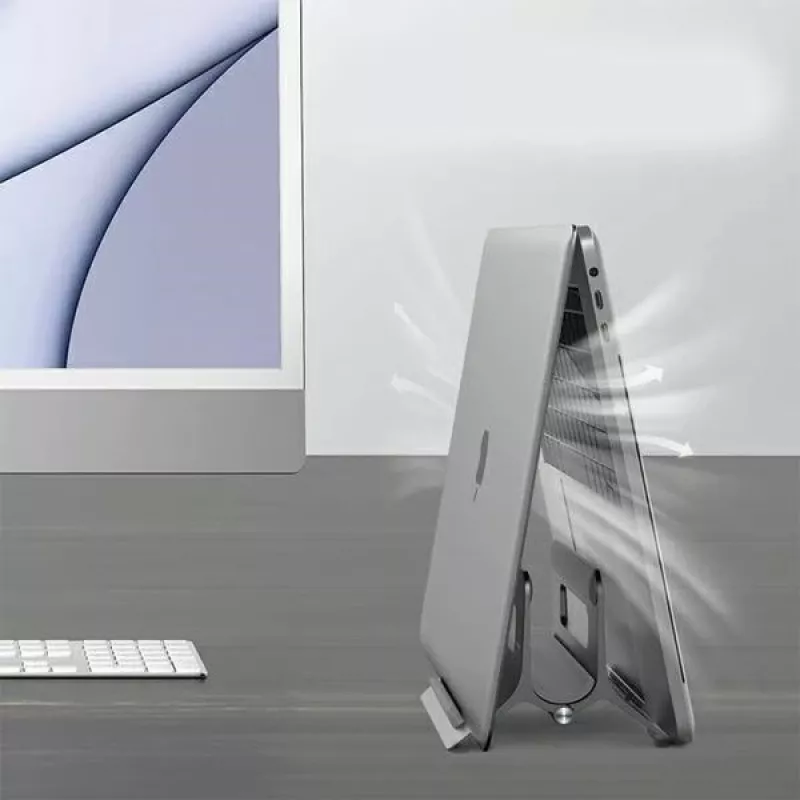 Gravity-Halterständer für MacBook silber