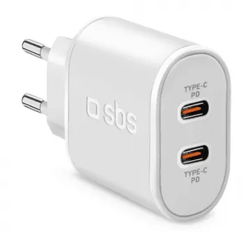 SBS TETRPD20CCW Ladegerät für Mobilgeräte Weiß Innenbereich (TETRPD20CCW)