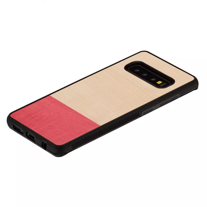 Smartphone-Hülle man and wood für Galaxy S10 — miss match schwarz