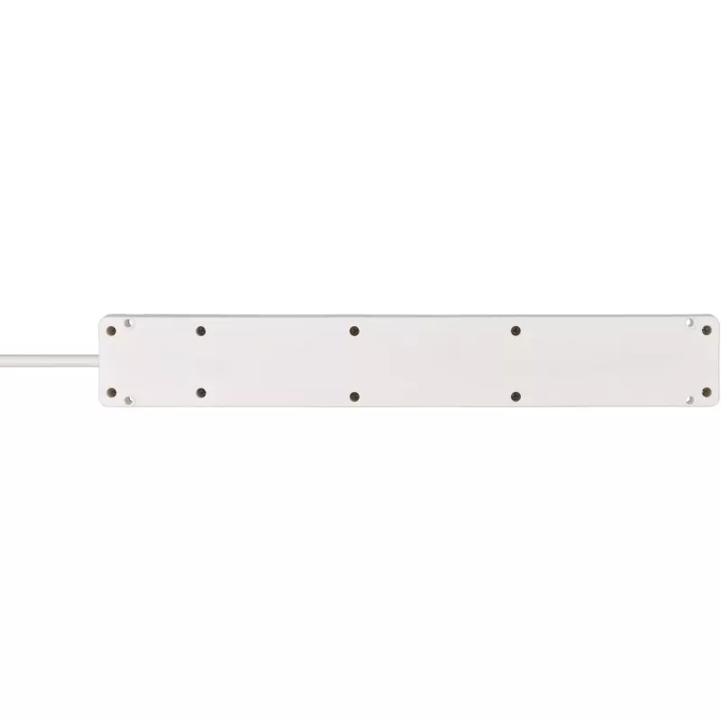 Brennenstuhl Bremounta Steckdosenleiste, 5 Steckdosen + 2x USB-C, 3 m, weiß