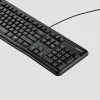 Logitech K120 Tastatur, USB, Schweizer Layout, schwarz (920-002504)