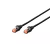 Digitus DK-1644-005-BL-10 CAT 6 S/FTP Patchkabel 0,5 m, Schwarz, 10er-Pack