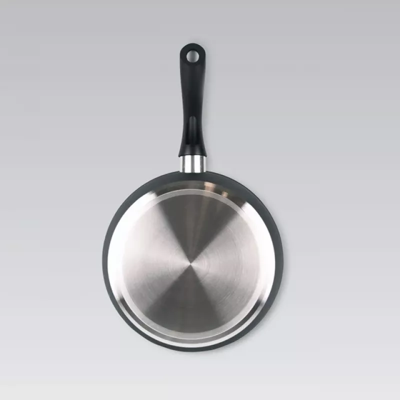 Maestro MR-1205-28 Bratpfanne mit Deckel, 28 cm, schwarz