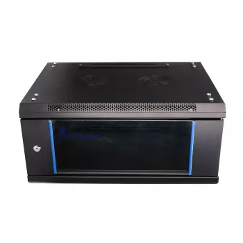 Wandmontierter Rack Extralink 4U 600x450 Schwarz