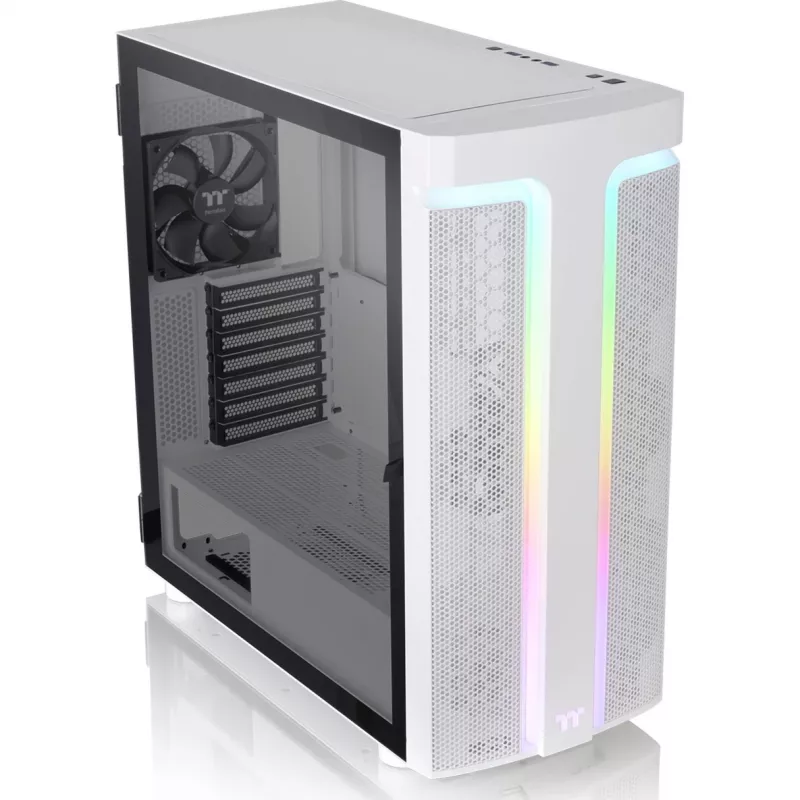 Thermaltake H590 TG ARGB Snow Midi-Tower-Gehäuse, Weiß
