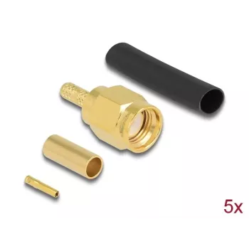 RP-SMA-Stecker DeLOCK 90042 zum Crimpen RG-174 RG-316