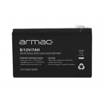 USV-Batterie ARMAC B/12V/7AH — Blei-Säure-Vlies 12V 7Ah, 110A max. Entladestrom, ABS-Gehäuse