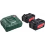 Metabo 685050000 Basic-Set, 2x 4,0 Ah 18 V Akku- und Ladegeräte-Set