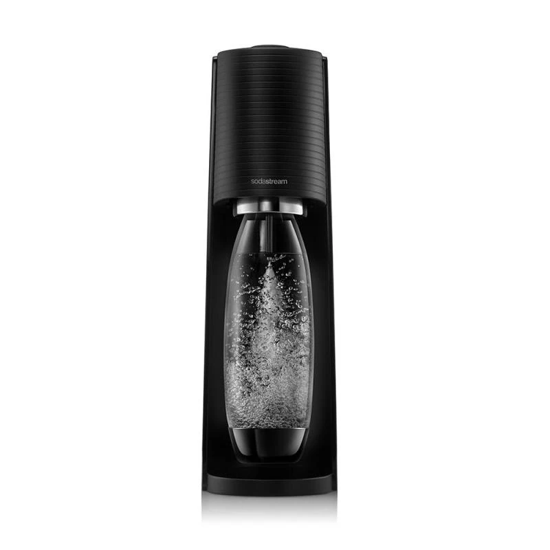 SodaStream Terra Megapack Schwarz Carbonator 1L Flasche 60L Zylinder