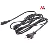Maclean MCTV-809 Netzkabel EU-Stecker auf Figure-8 (C7), 1,5 m