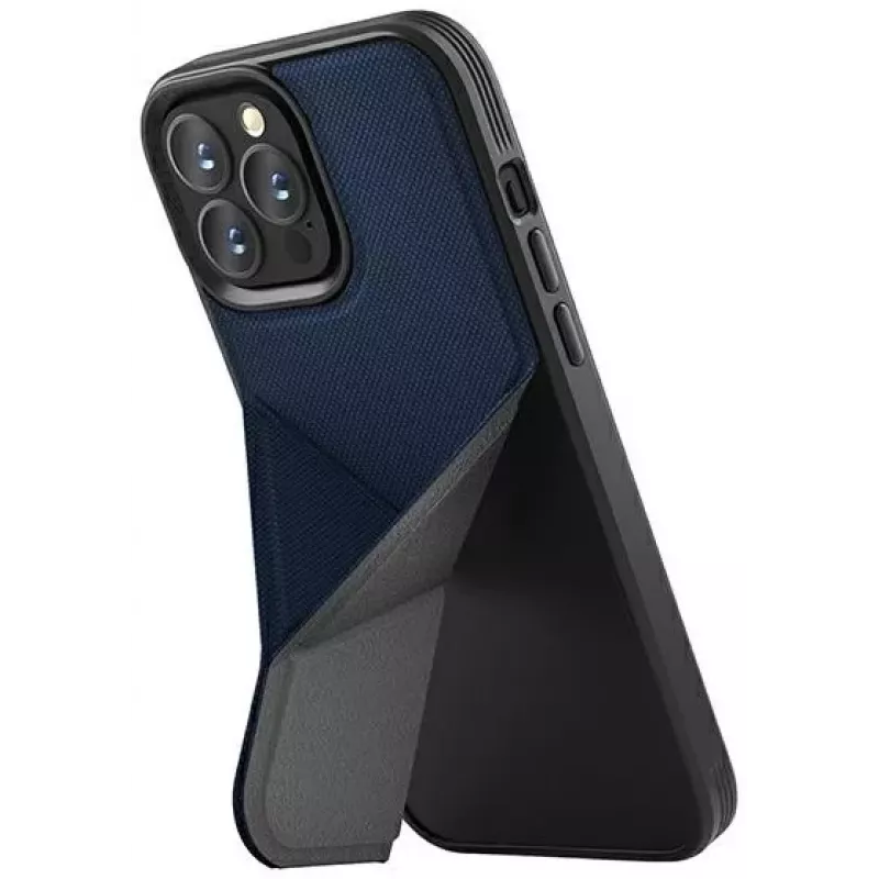 UNIQ Transforma Hülle für iPhone 14 Pro Max 6,7, MagClick Charging, Elektroblau
