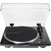 AT-LP70XBTBS, Plattenspieler Schwarz/Silber, integrierter Phono-Vorverstärker, Bluetooth, vollautomatisch, Riemenantrieb