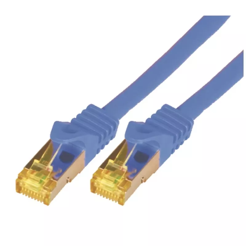 Netzwerkkabel M-Cab 7,5 m RJ-45 Cat7 Blau S/FTP