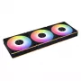 Lian Li UNI FAN CL120 Wireless 12CL1W3B Gehäuselüfter, 3er-Pack, 120 mm, schwarz