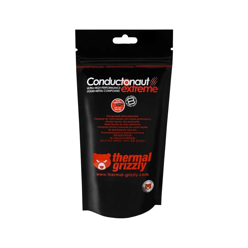 Thermal Grizzly Conductonaut Extreme Flüssigmetall-Wärmeleitpaste, 1 g, silber