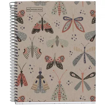 Miquelrius Notizblock SCHMETTERLING DESIGN Recy. A5 80 Blatt (Frachtlieferung)