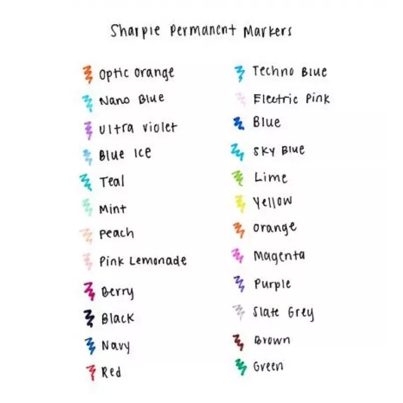 Feinmarker Sharpie Fine 24 Stk. Mehrfarbig