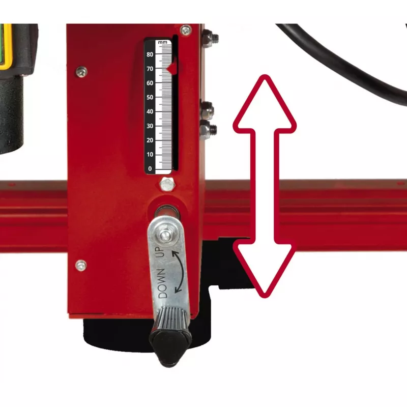 Einhell TE-TS 315 U 4340557 Tischkreissäge, 2200 W, 315-mm-Sägeblatt, 85 mm Schnitttiefe, rot/schwarz