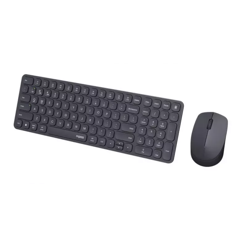 Rapoo 9310M Kabelloses Multi-Mode Tastatur-Maus-Set, Schwarz