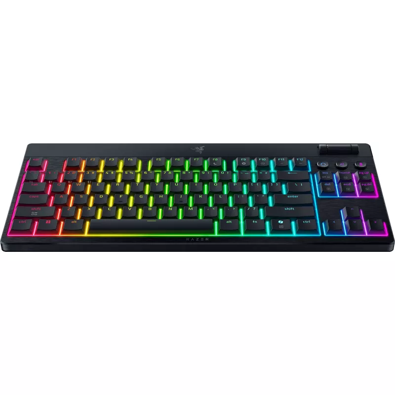BlackWidow V4 Low-Profile TKL HyperSpeed, Gaming-Tastatur Schwarz, DE-Layout, Razer Low-Profile Orange