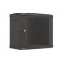 Wandmontierbares Rack LANBERG WF03-5309-10B, 9U, 500×350×540 mm, max. Belastung 60 kg, schwarz