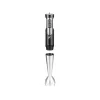 LAFE BlendMix BRK-003A Stabmixer-Set, 800 W, 2 Geschwindigkeiten, Turbo, Edelstahlmesser, 0,6-l-Becher, schwarz/silber