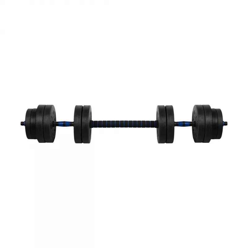 REBEL ACTIVE Verstellbare Bitumen-Hantel mit Verbinder 1x20kg