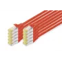 Digitus DK-1644-A-020-R-10 CAT 6A S/FTP Patchkabel 2 m, Rot, 10er-Pack