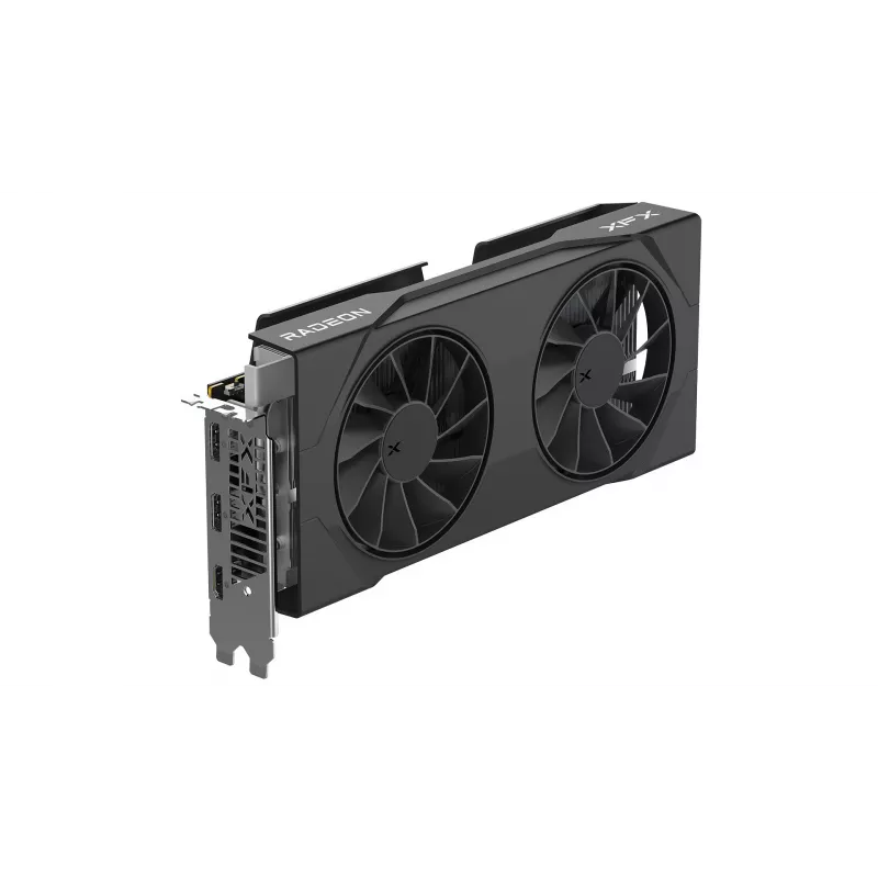 Grafikkarte XFX Radeon RX 9060 XT — 8 GB GDDR6, 128-Bit, PCIe 5.0, 2x DP + HDMI, 2 Lüfter
